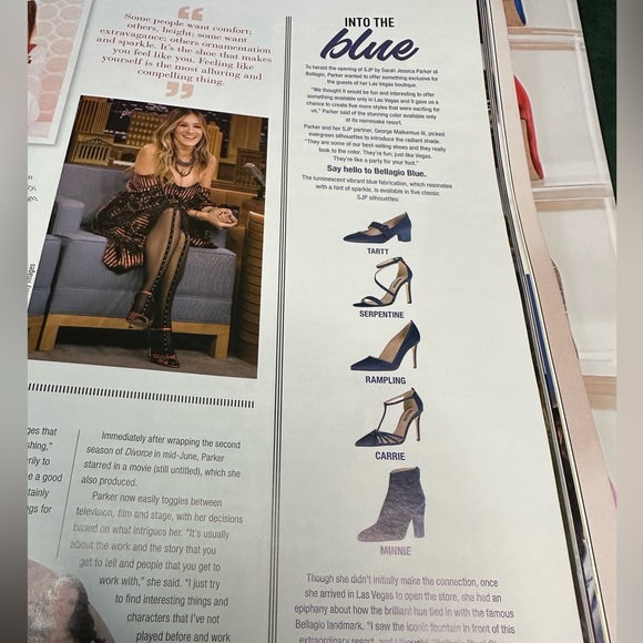 SJP Carrie heel in the exclusive Bellagio Blue Size 40 EU / 10 US - Picture 8 of 8